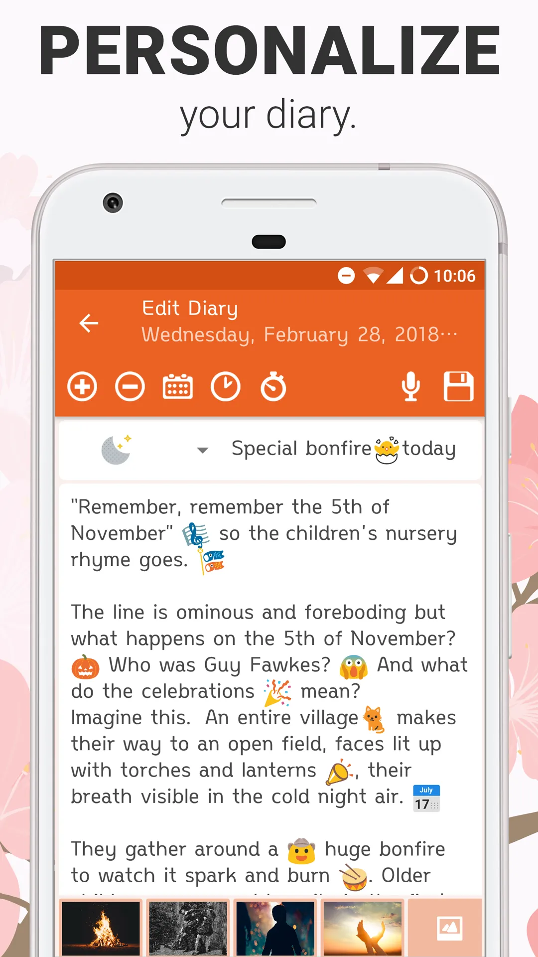 Diary with voice input & PIN | Indus Appstore | Screenshot