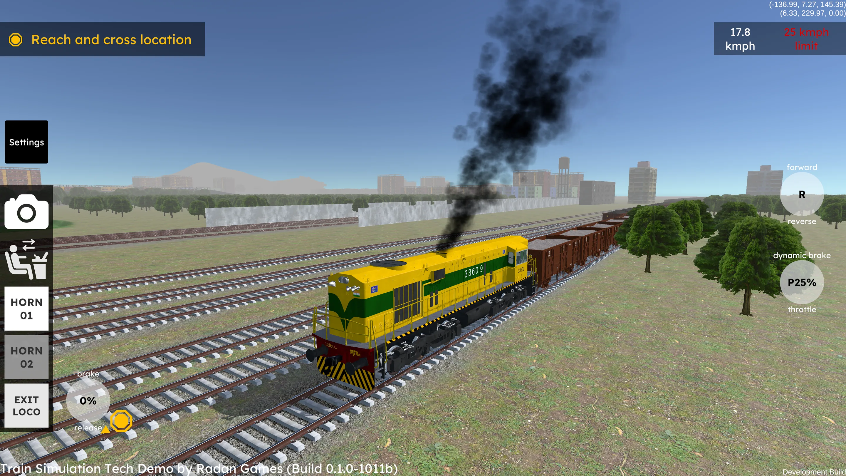 RG Train Tech Demo | Indus Appstore | Screenshot