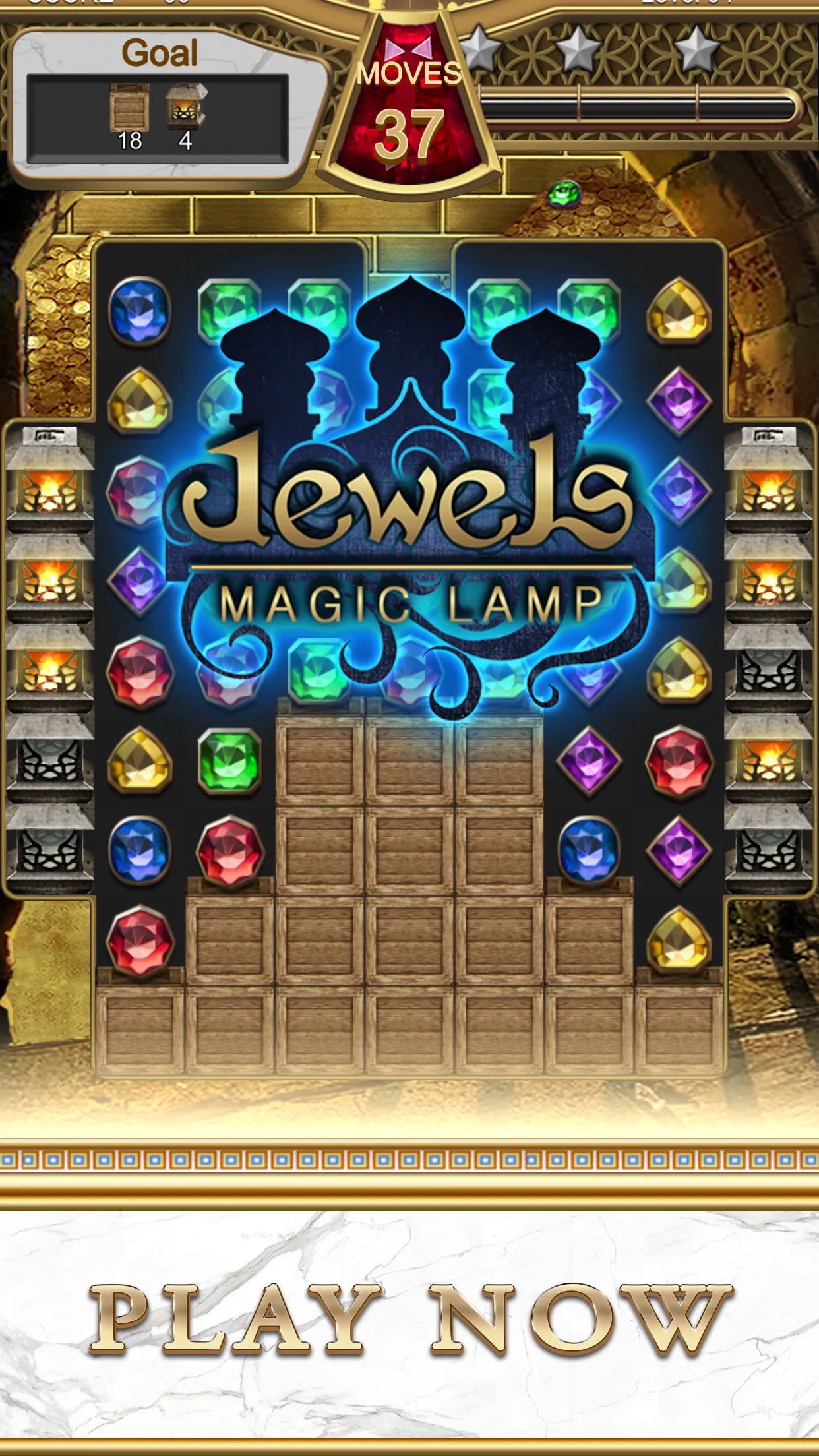 Jewels Magic Lamp : Match 3 | Indus Appstore | Screenshot