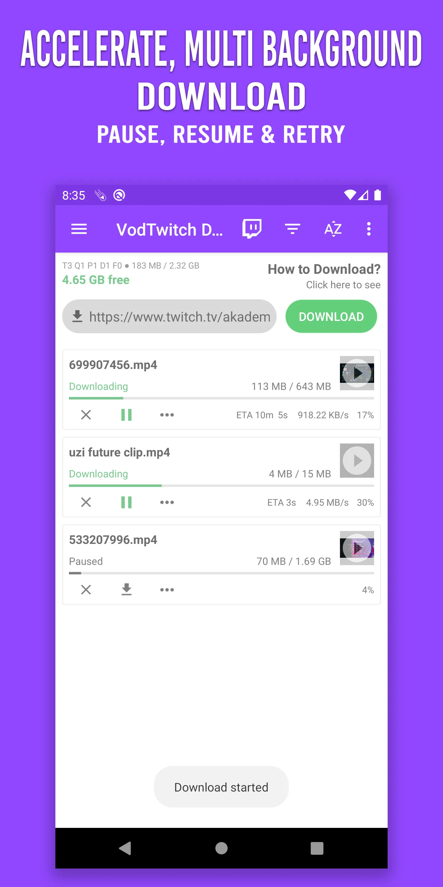 Video Downloader for Twitch | Indus Appstore | Screenshot