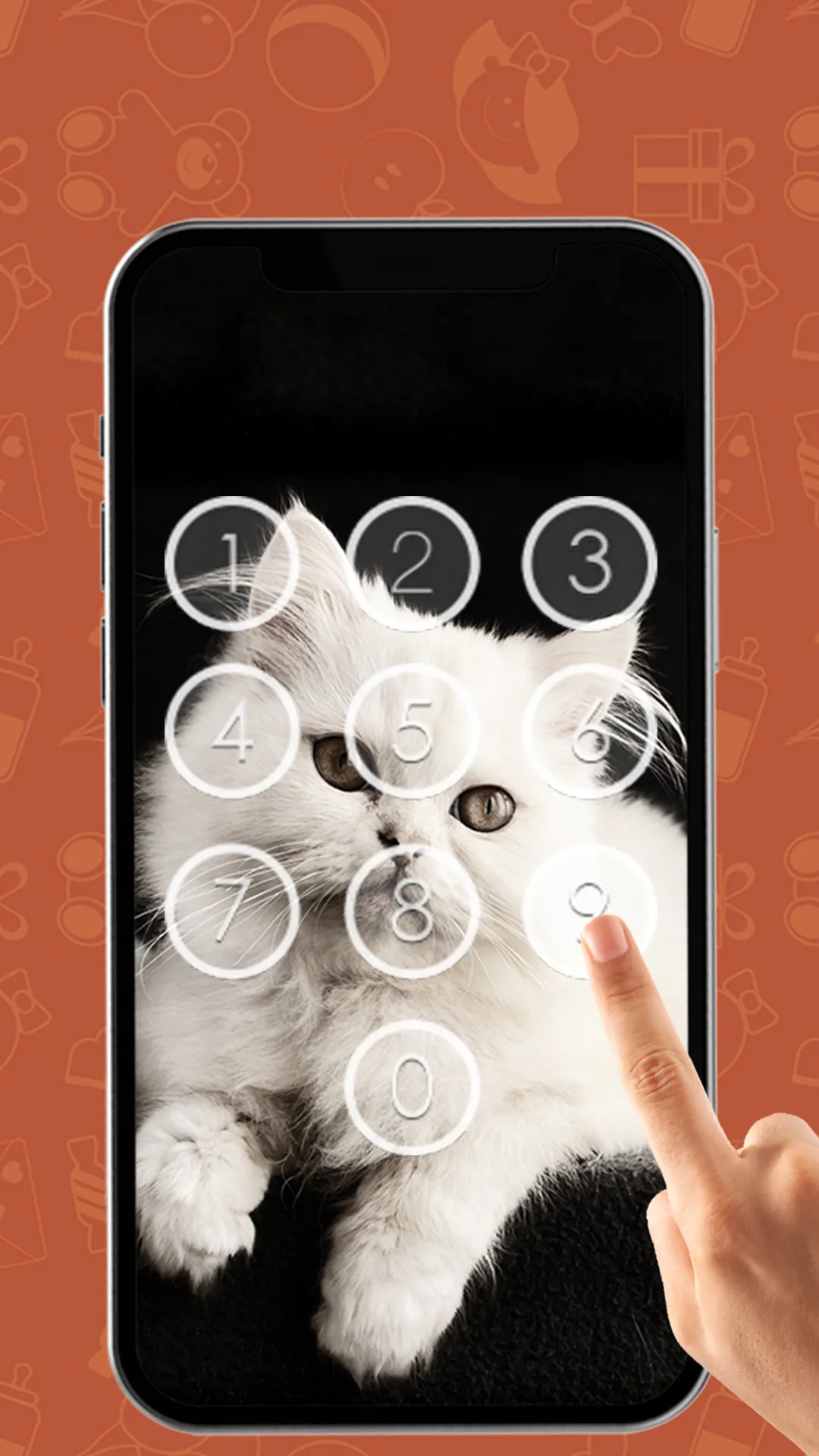 Kitty Cat Pin Lock Screen | Indus Appstore | Screenshot