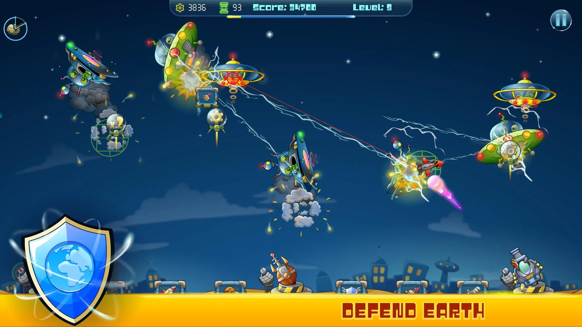 Galactic Missile Defense | Indus Appstore | Screenshot