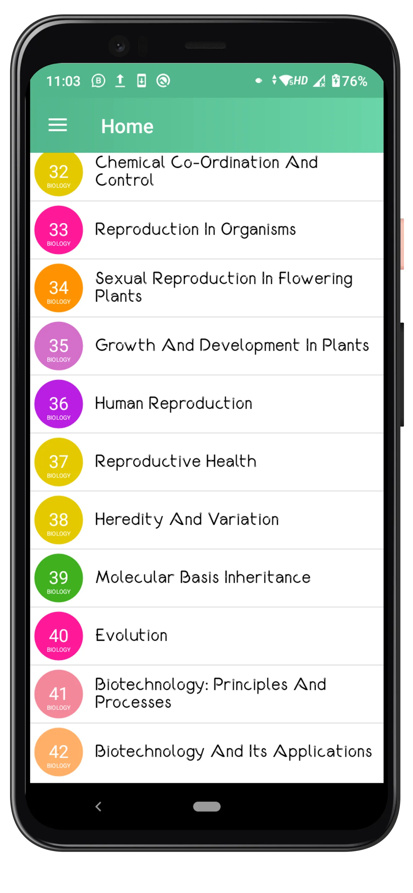 BIOLOGY QUESTION BANK FOR NEET | Indus Appstore | Screenshot