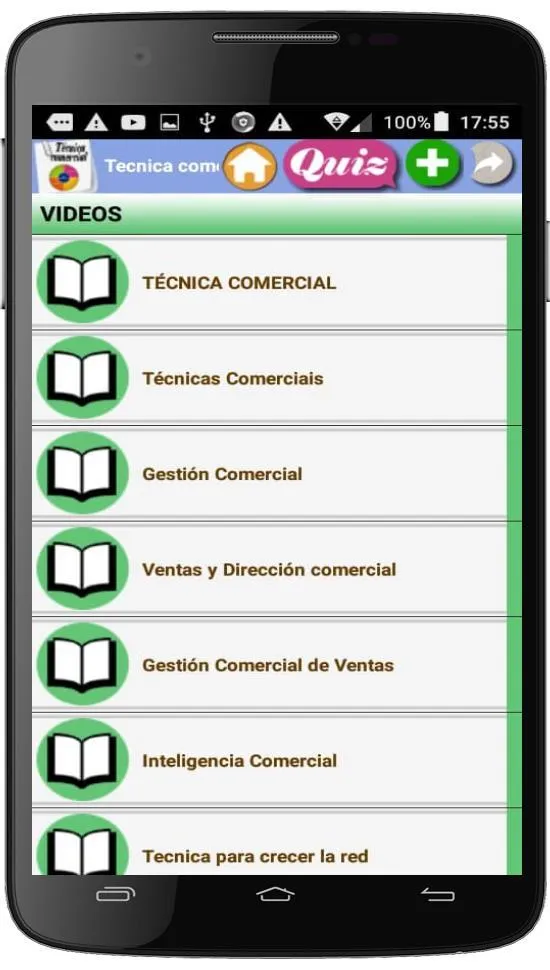 Técnica comercial | Indus Appstore | Screenshot