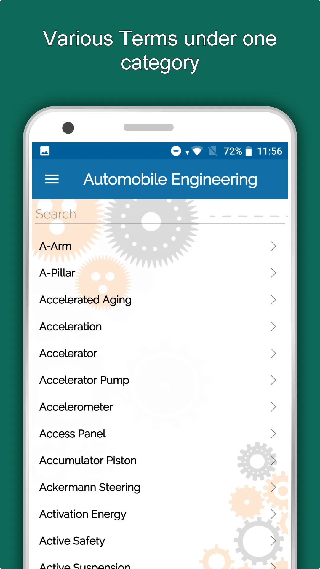 Mechanical Dictionary Offline | Indus Appstore | Screenshot