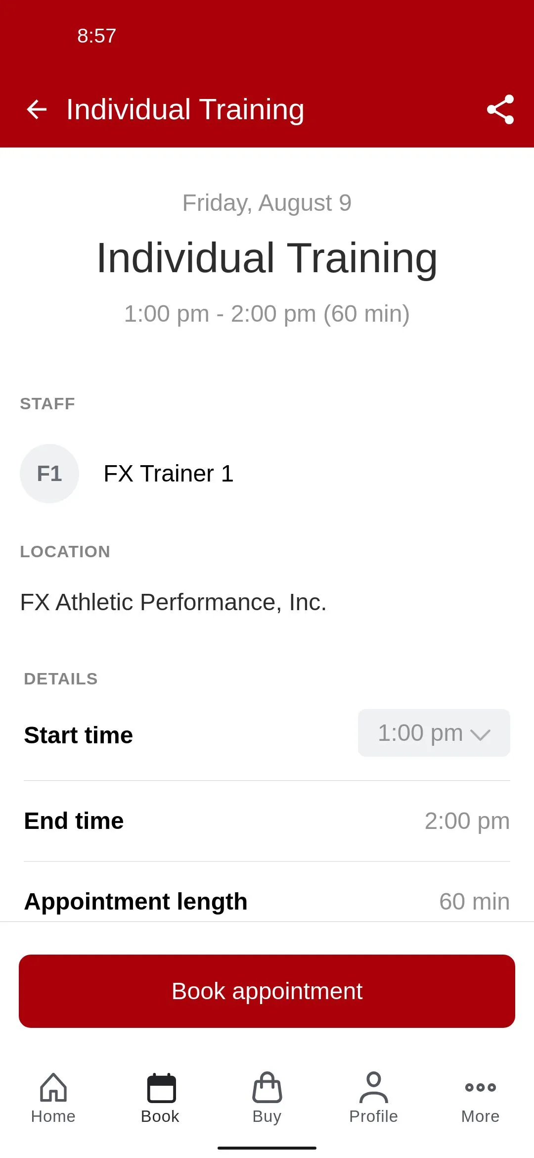 FX Athletic Performance | Indus Appstore | Screenshot