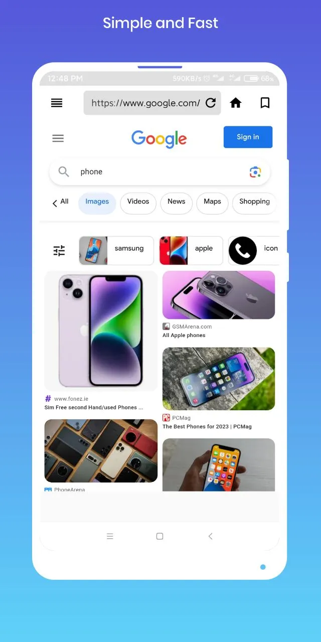 4G Browser - Super Fast | Indus Appstore | Screenshot