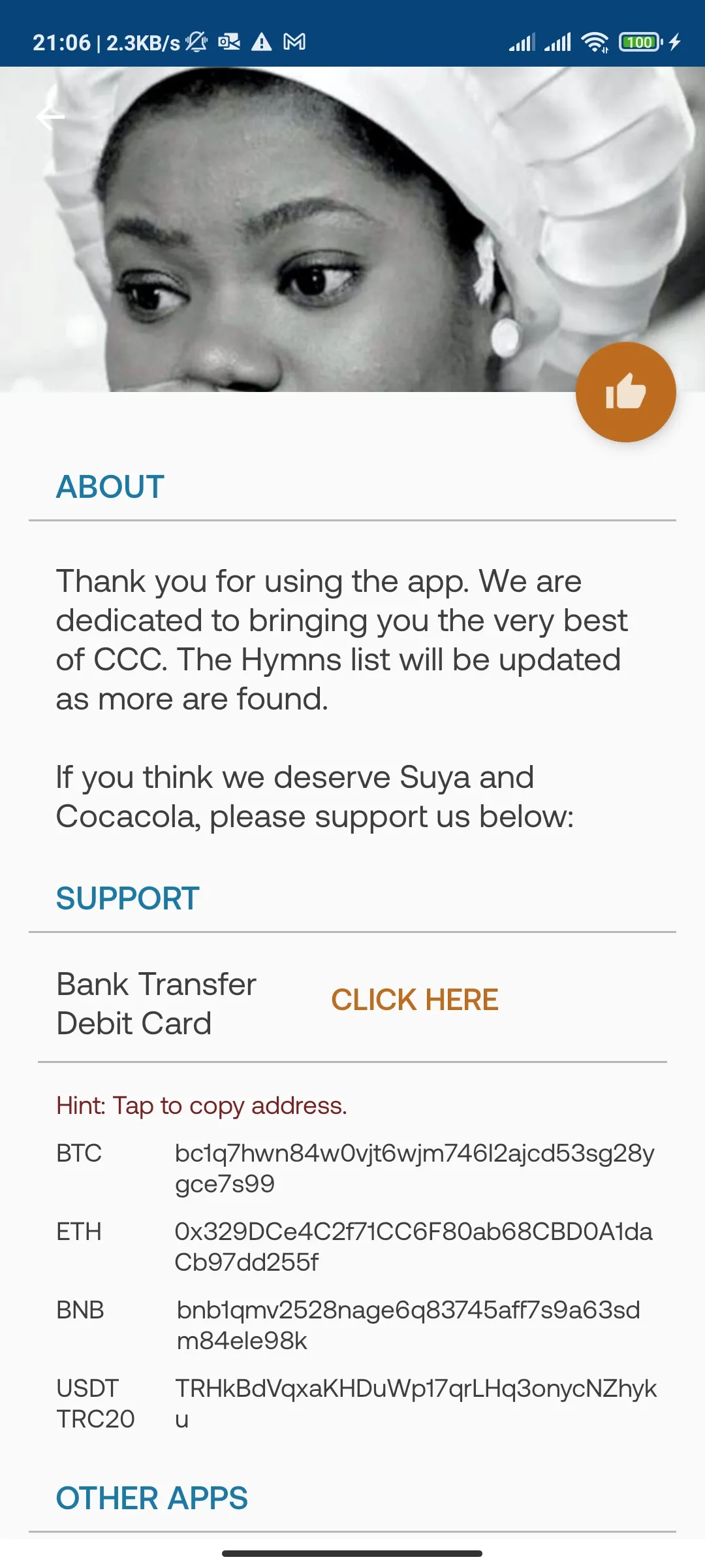 CCC Hymns MP3 | Indus Appstore | Screenshot