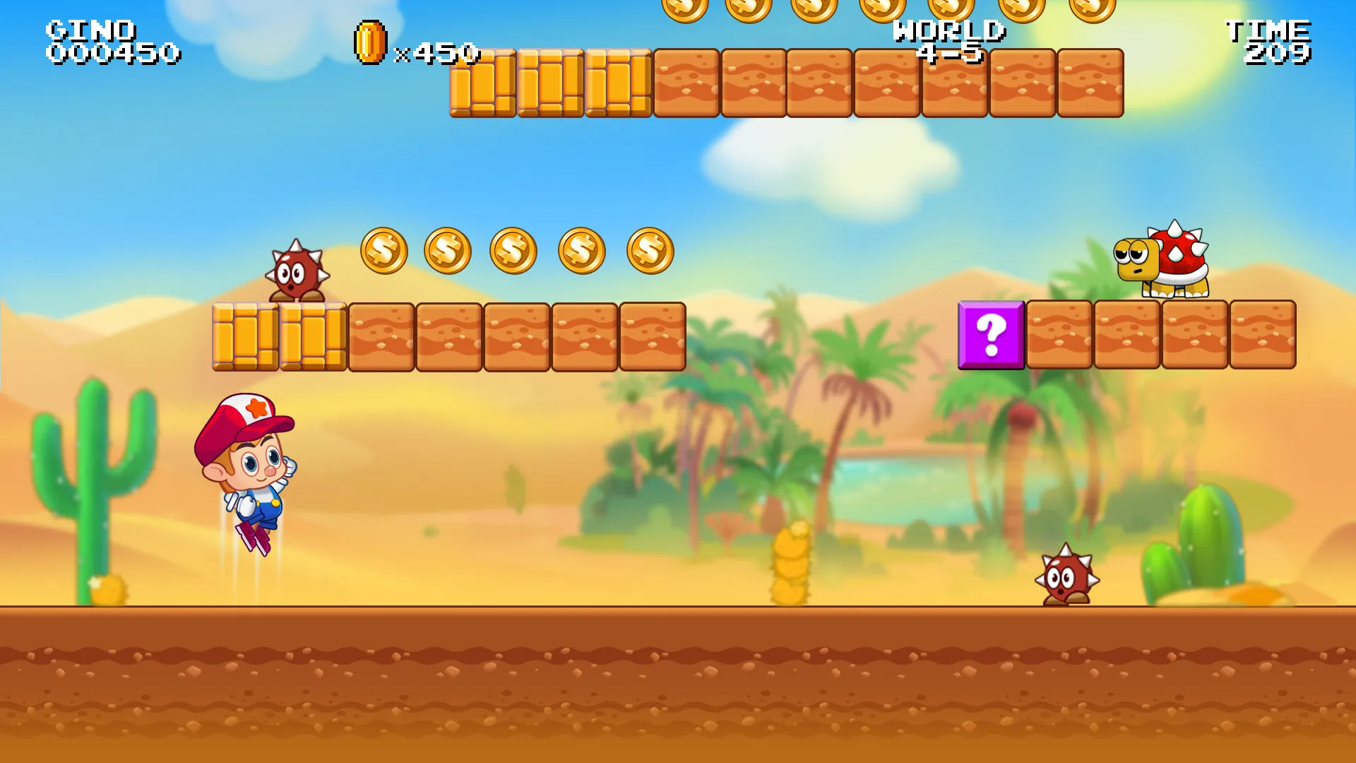 Super Gino Bros - Jump & Run | Indus Appstore | Screenshot