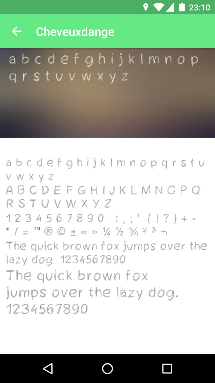 Pencil Fonts for FlipFont | Indus Appstore | Screenshot