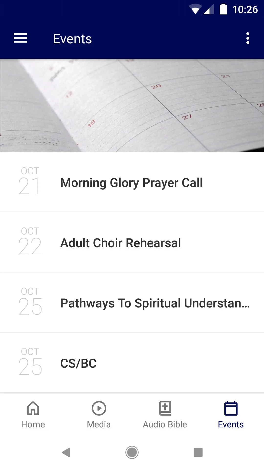 The Mount Zion Baptist Church | Indus Appstore | Screenshot