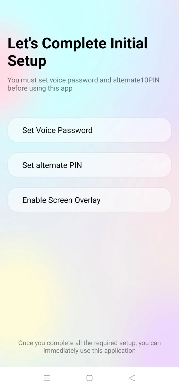 Voice Lock: Unlock Screen Lock | Indus Appstore | Screenshot