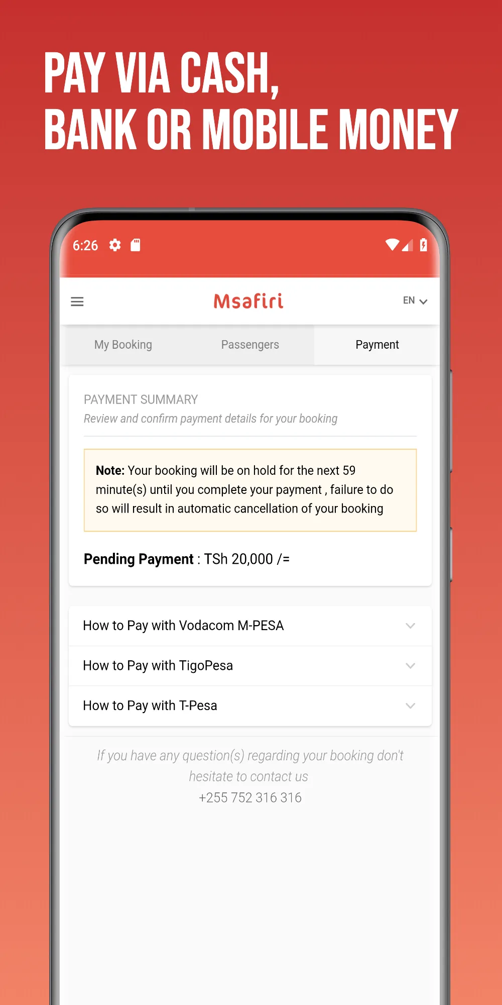 Msafiri - Online Bus Ticketing | Indus Appstore | Screenshot