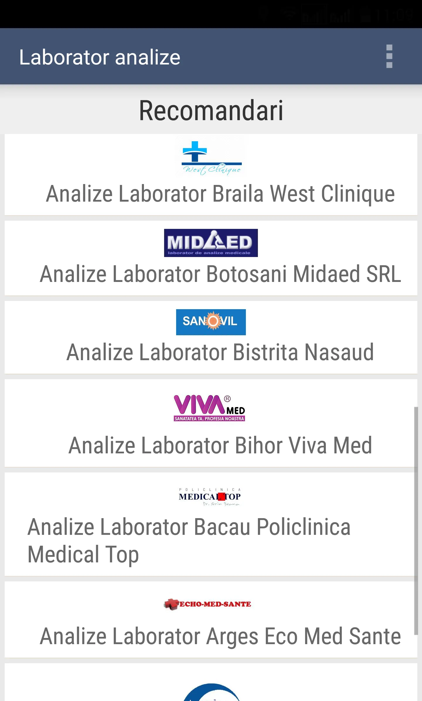 Laborator analize | Indus Appstore | Screenshot