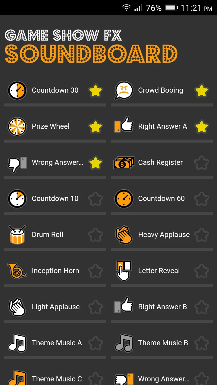 Game Show FX Soundboard | Indus Appstore | Screenshot