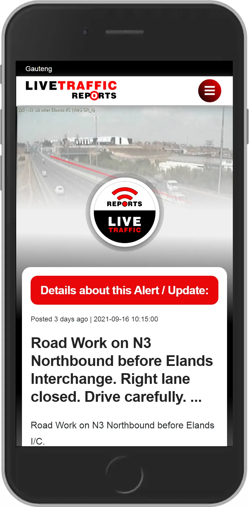 Live Traffic Reports Camera Up | Indus Appstore | Screenshot