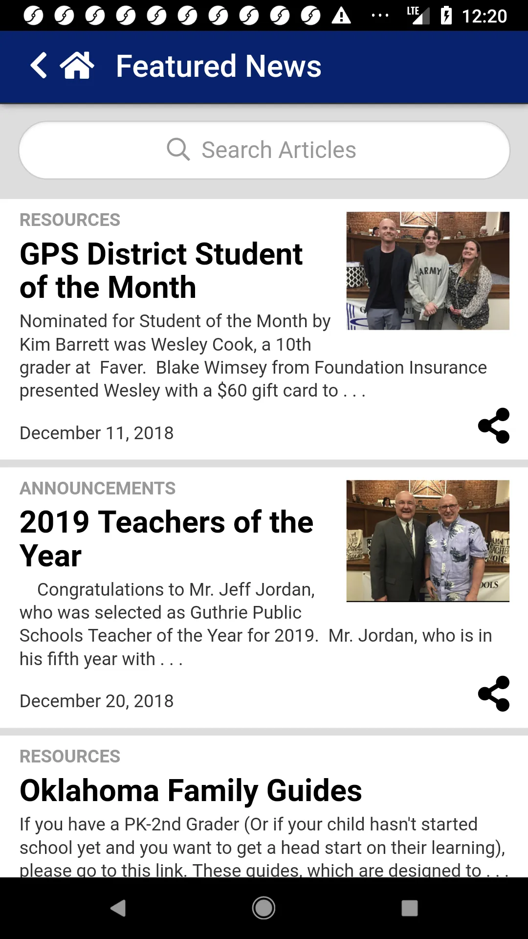 Guthrie Public Schools | Indus Appstore | Screenshot