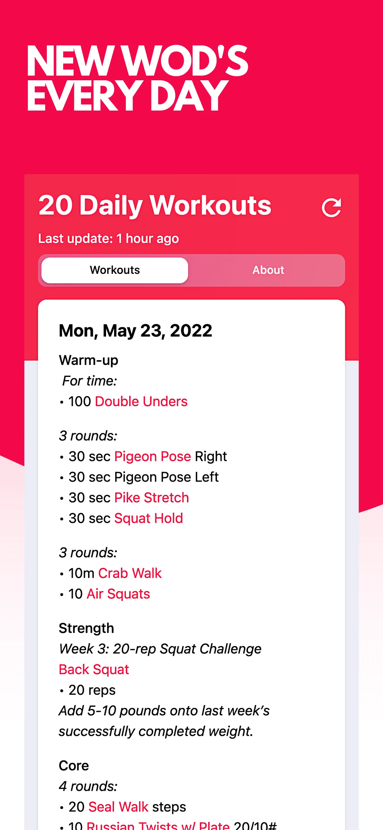 Wodzzly - Crossfit WOD | Indus Appstore | Screenshot