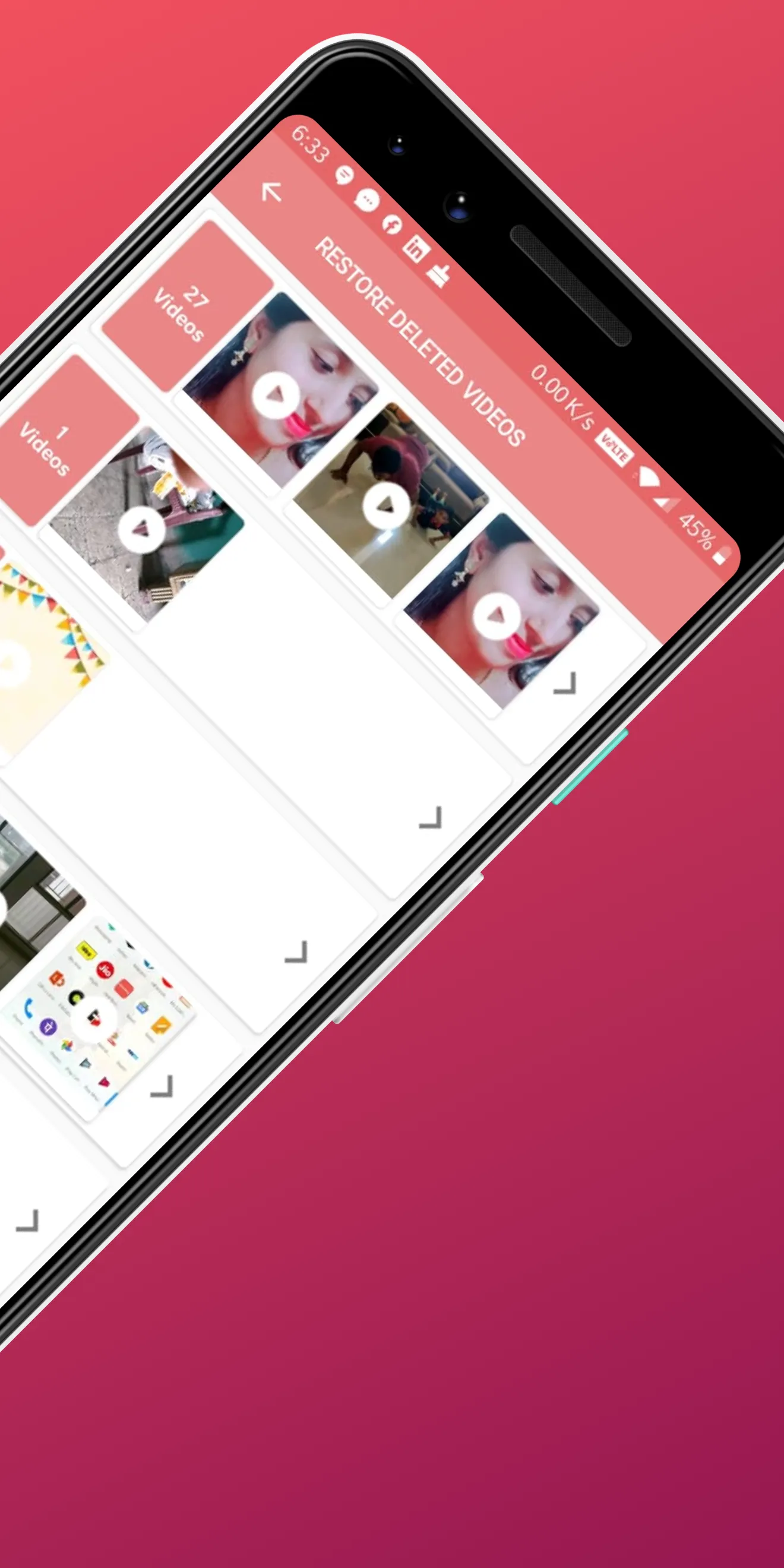 Deleted Video Recovery App | Indus Appstore | Screenshot