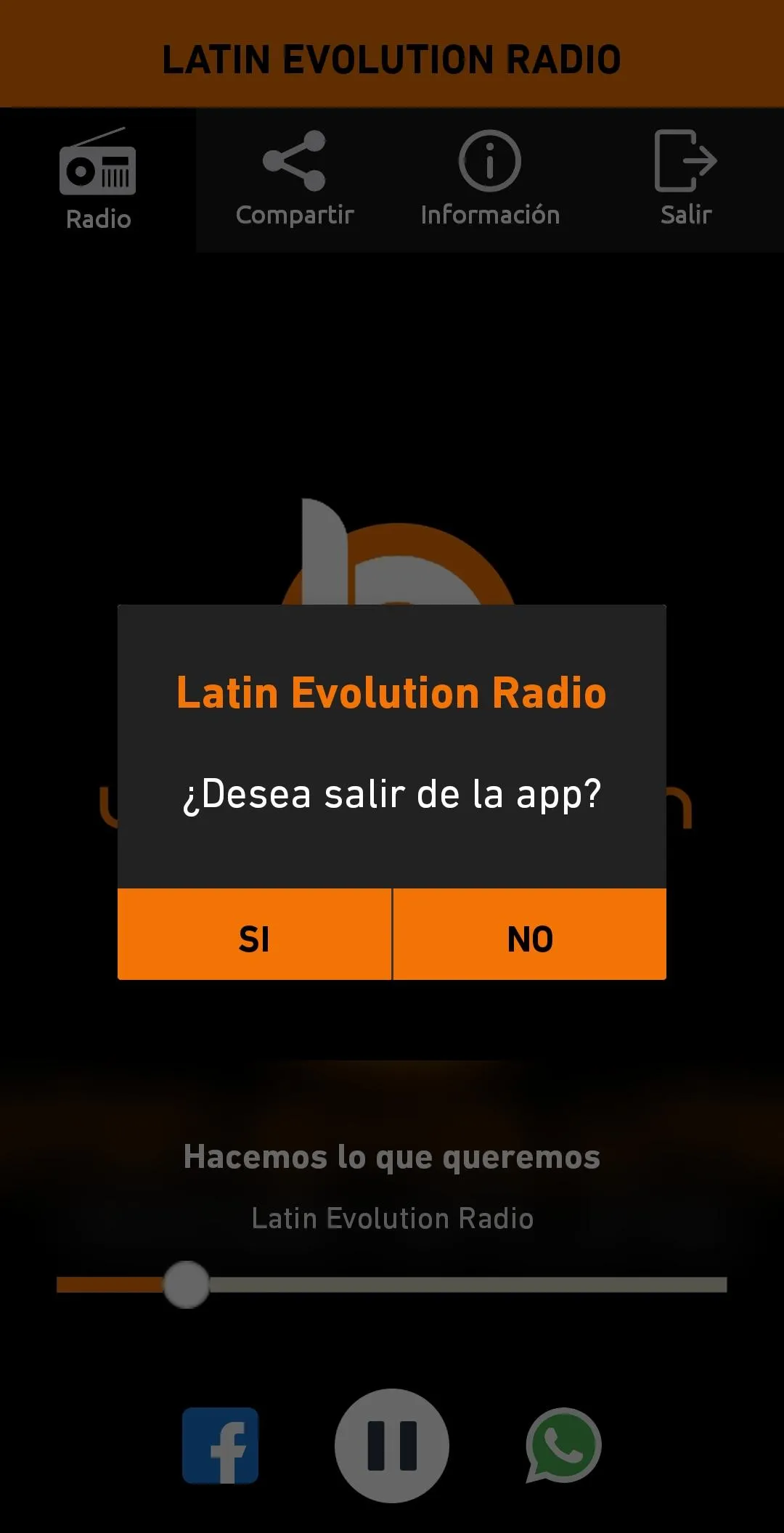 Latin Evolution Radio | Indus Appstore | Screenshot