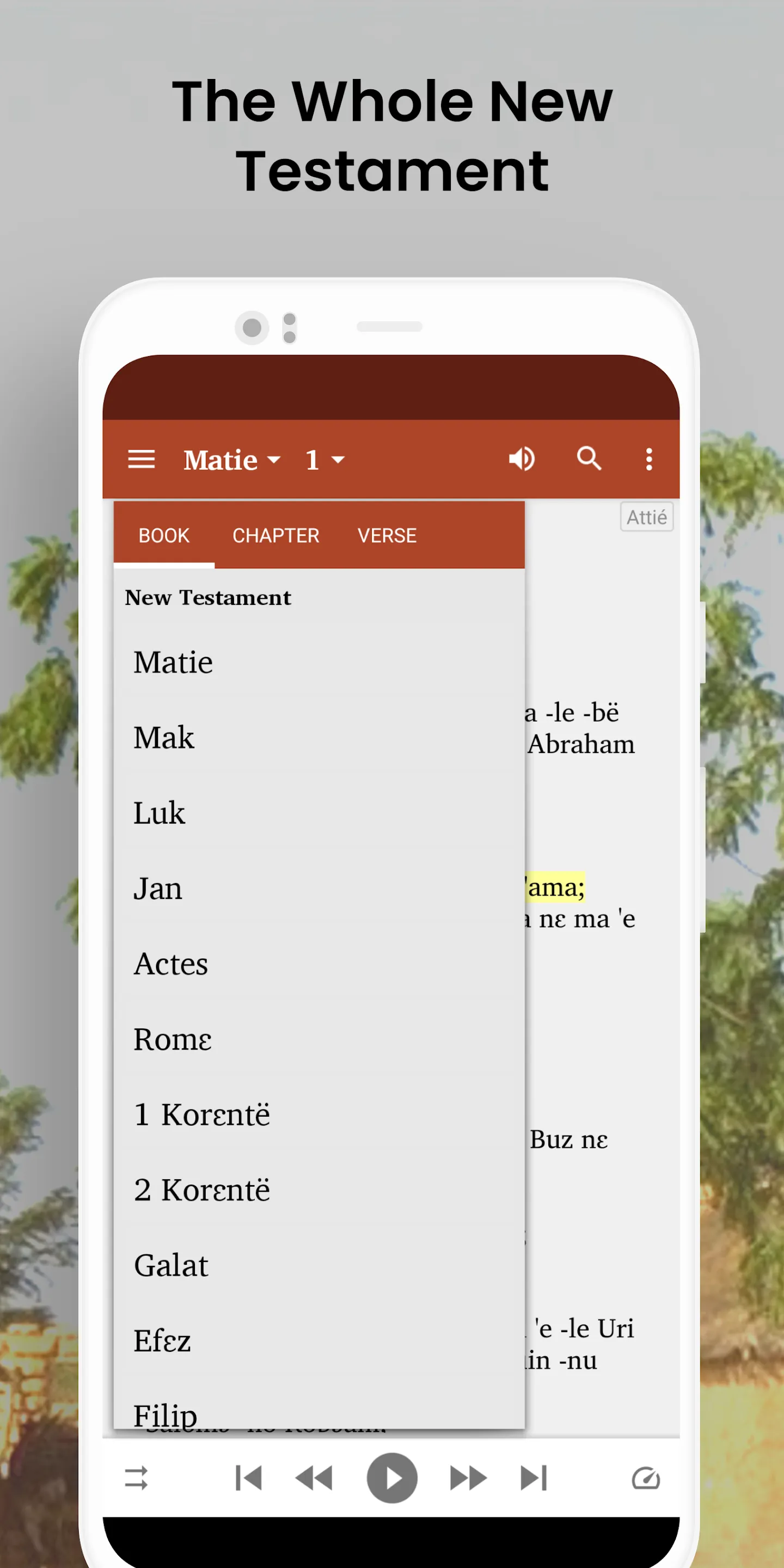 Bible in Attié -NT with French | Indus Appstore | Screenshot