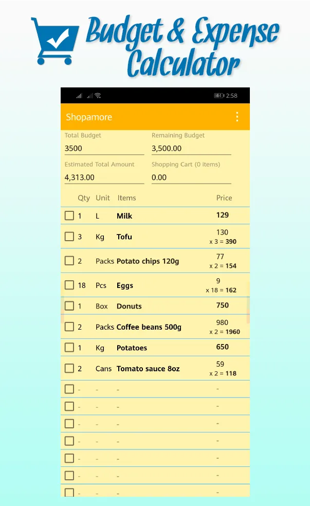 Shopamore Grocery Shopping Che | Indus Appstore | Screenshot