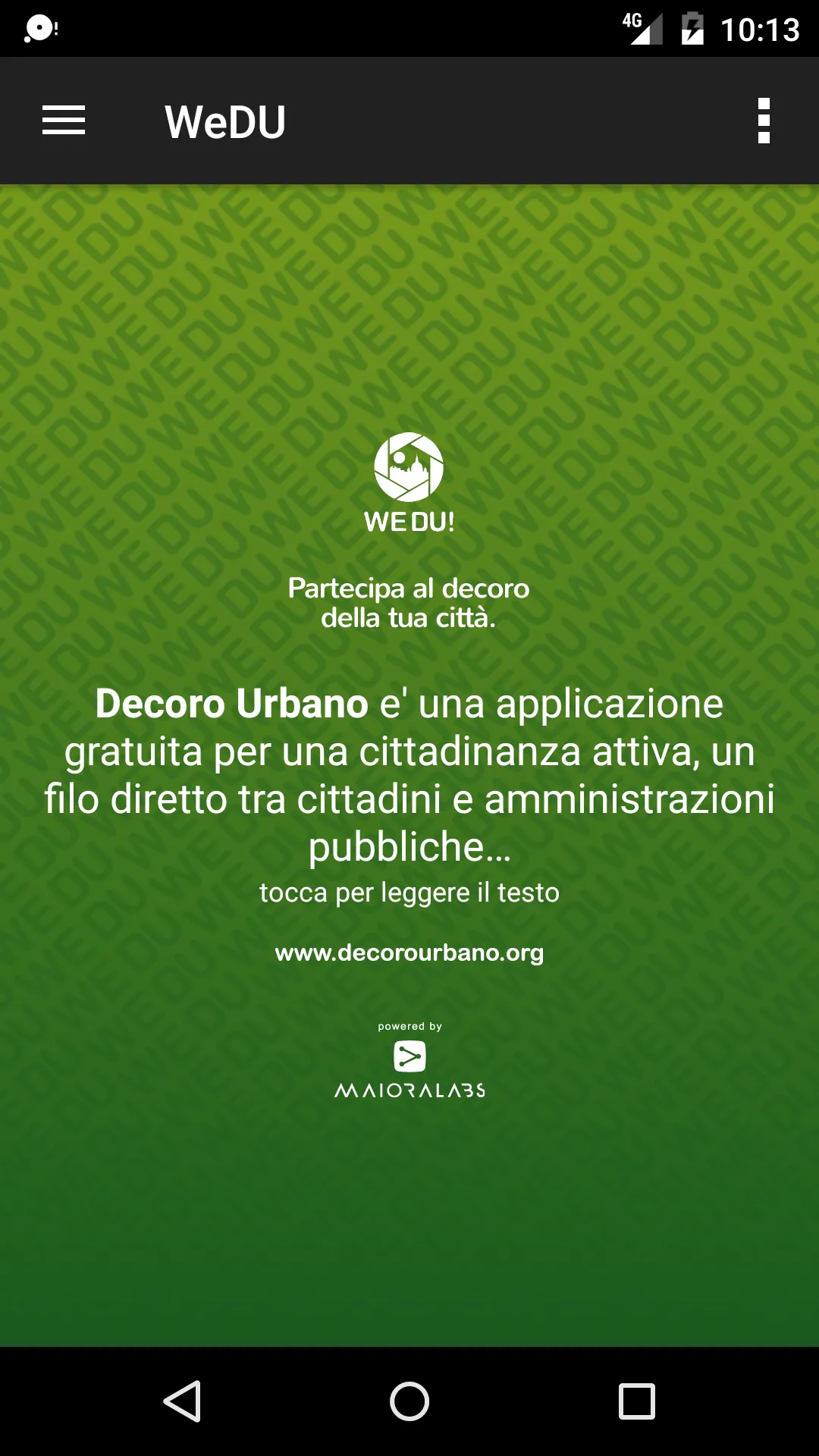 WeDU! Decoro Urbano | Indus Appstore | Screenshot