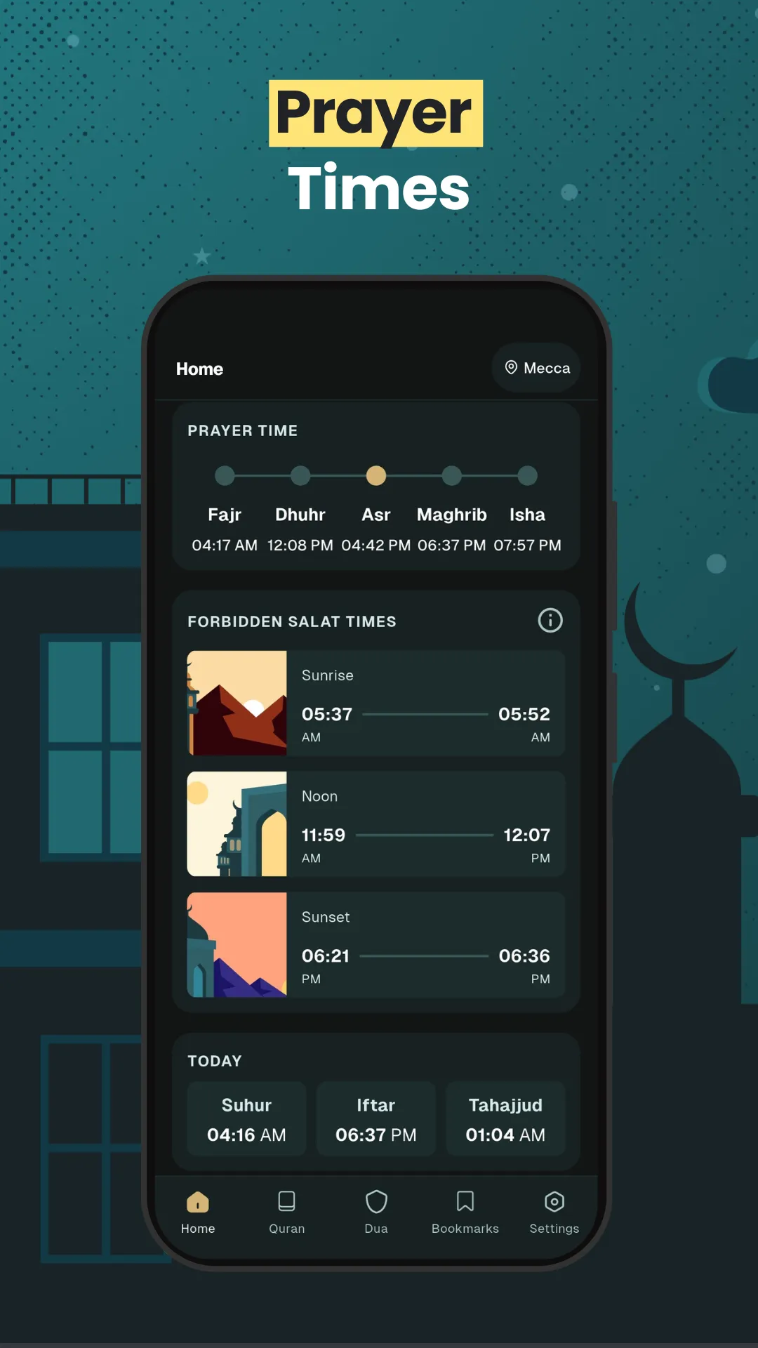 Sadiq: Prayer, Qibla, Quran | Indus Appstore | Screenshot