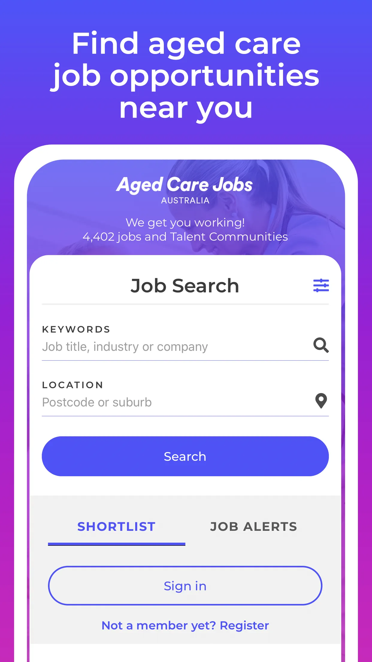 Aged Care Jobs Australia | Indus Appstore | Screenshot