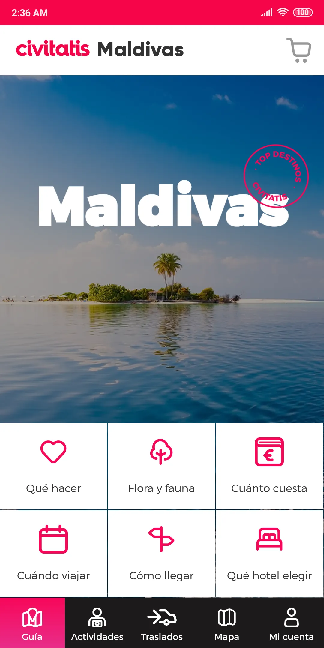 Guía de Maldivas de Civitatis | Indus Appstore | Screenshot