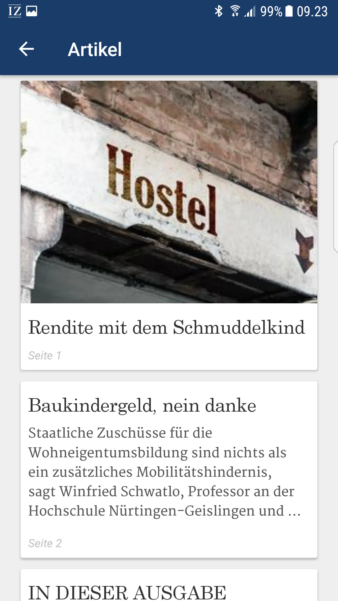 IZ – Immobilien Zeitung | Indus Appstore | Screenshot