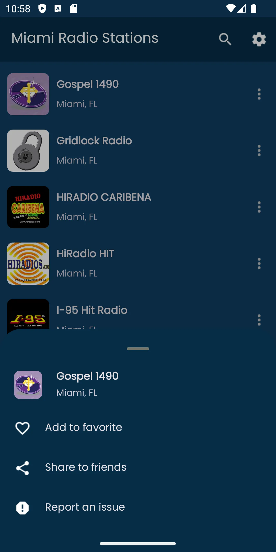 Radios from Miami | Indus Appstore | Screenshot