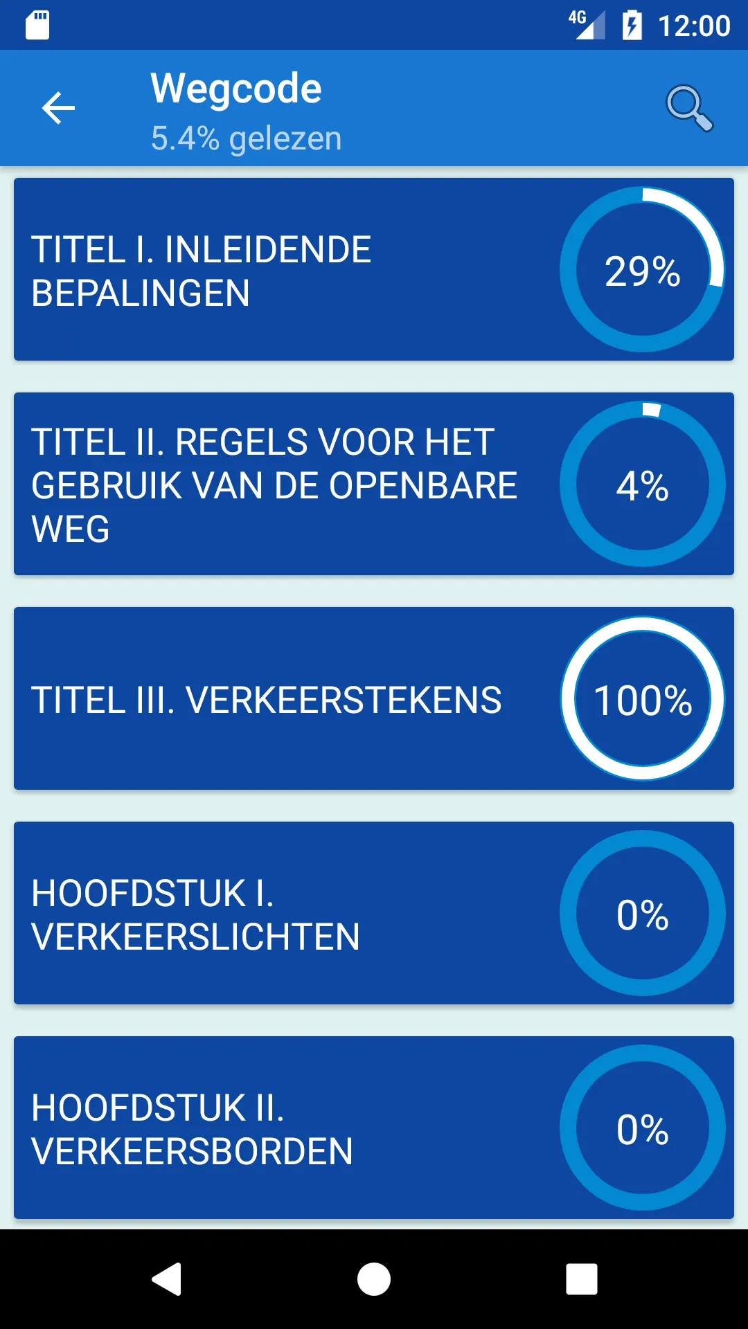 Rijbewijs theorie België | Indus Appstore | Screenshot