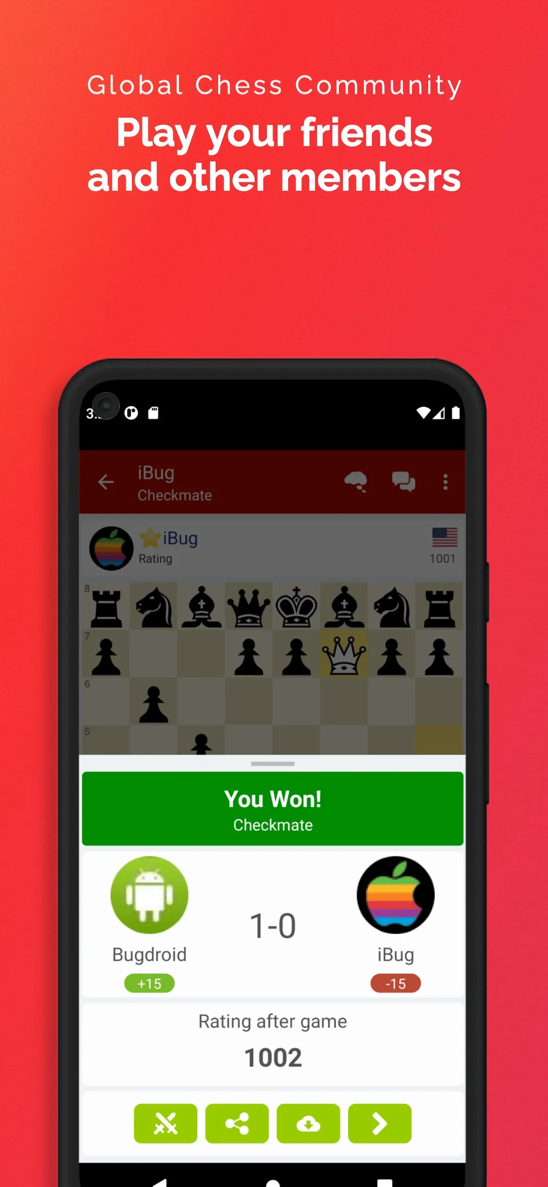 Play Chess on RedHotPawn | Indus Appstore | Screenshot