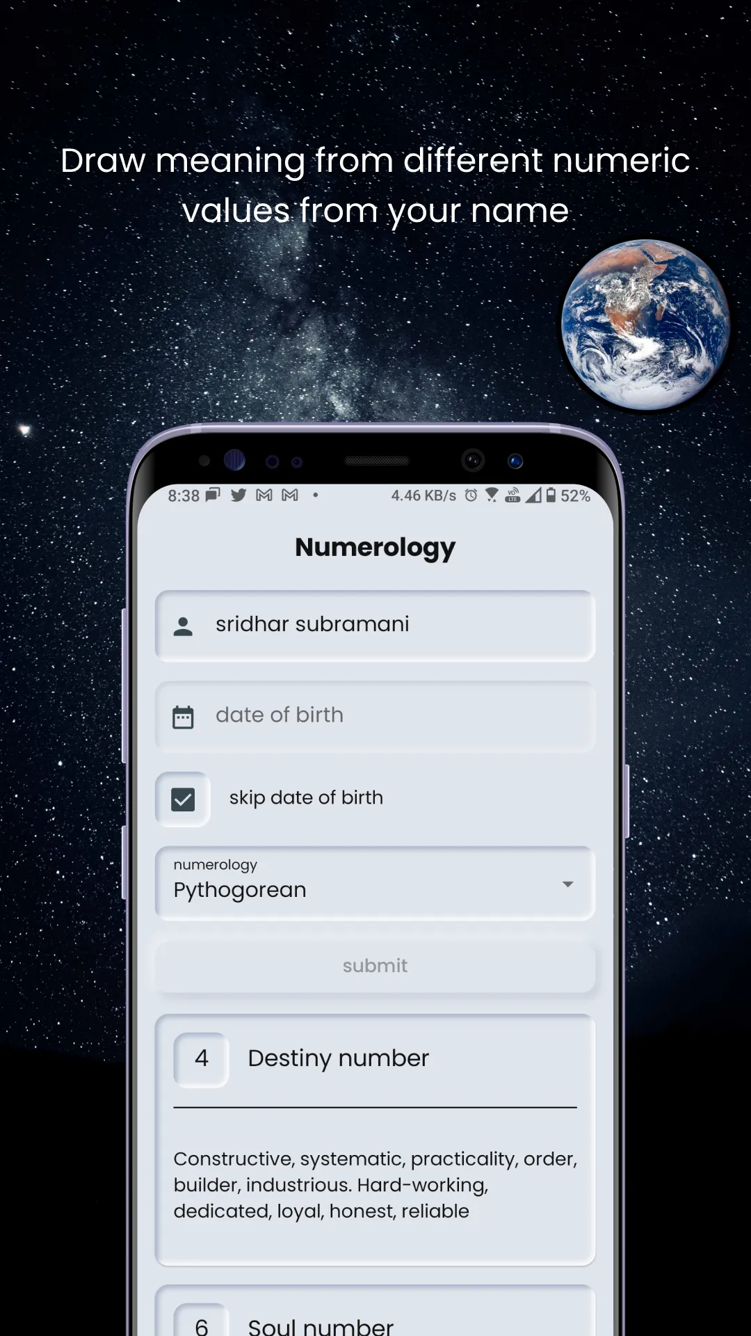 Numerology | Indus Appstore | Screenshot