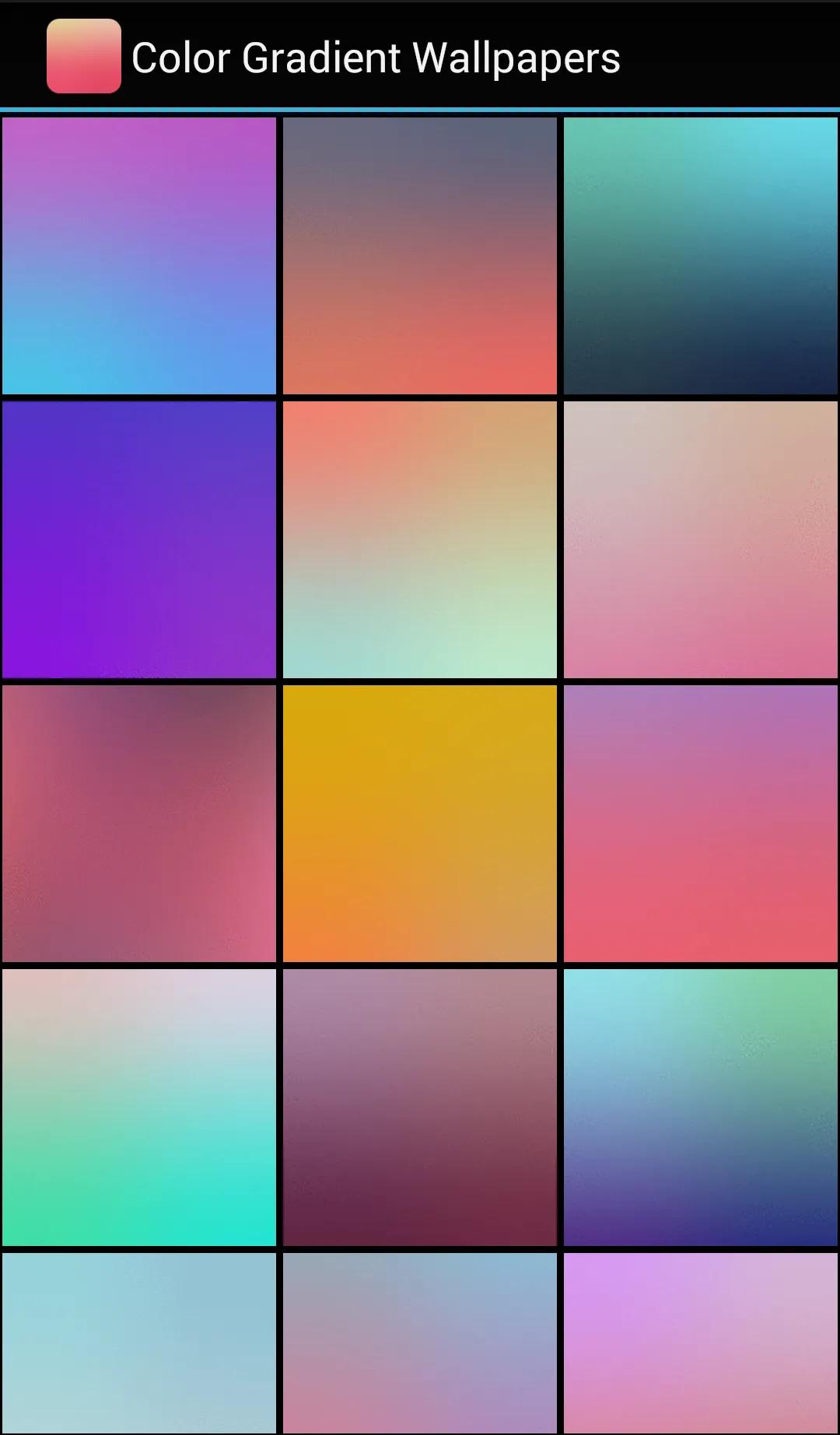 Color Gradient Wallpapers | Indus Appstore | Screenshot