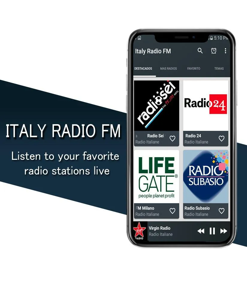 Radio Italia FM | Indus Appstore | Screenshot