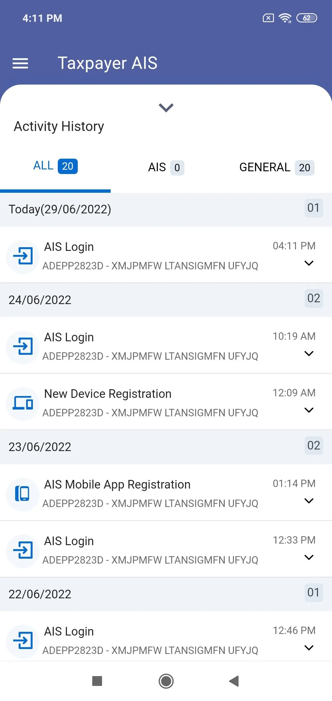 AIS for Taxpayers | Indus Appstore | Screenshot