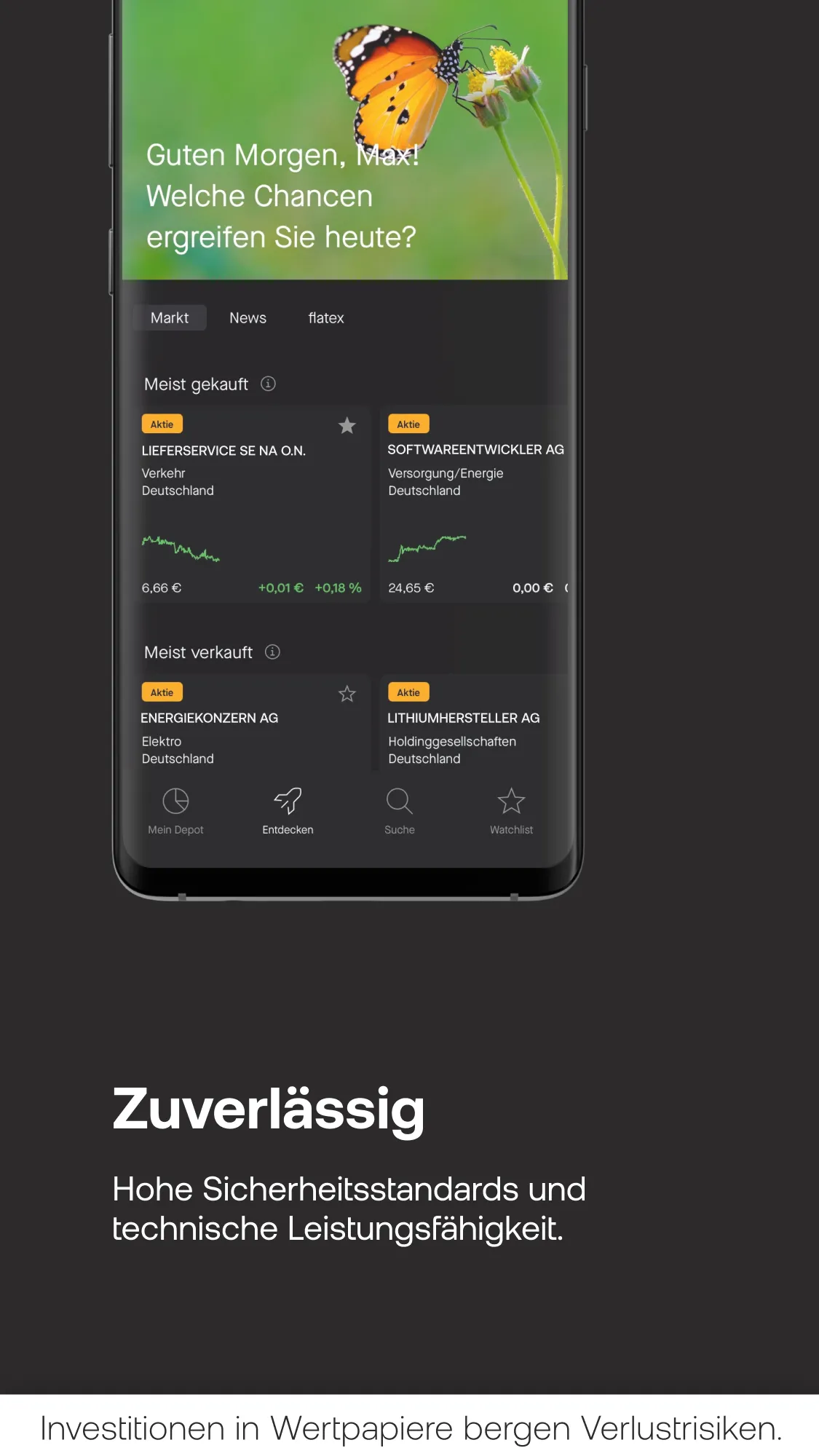 flatex next: Aktien und ETF | Indus Appstore | Screenshot