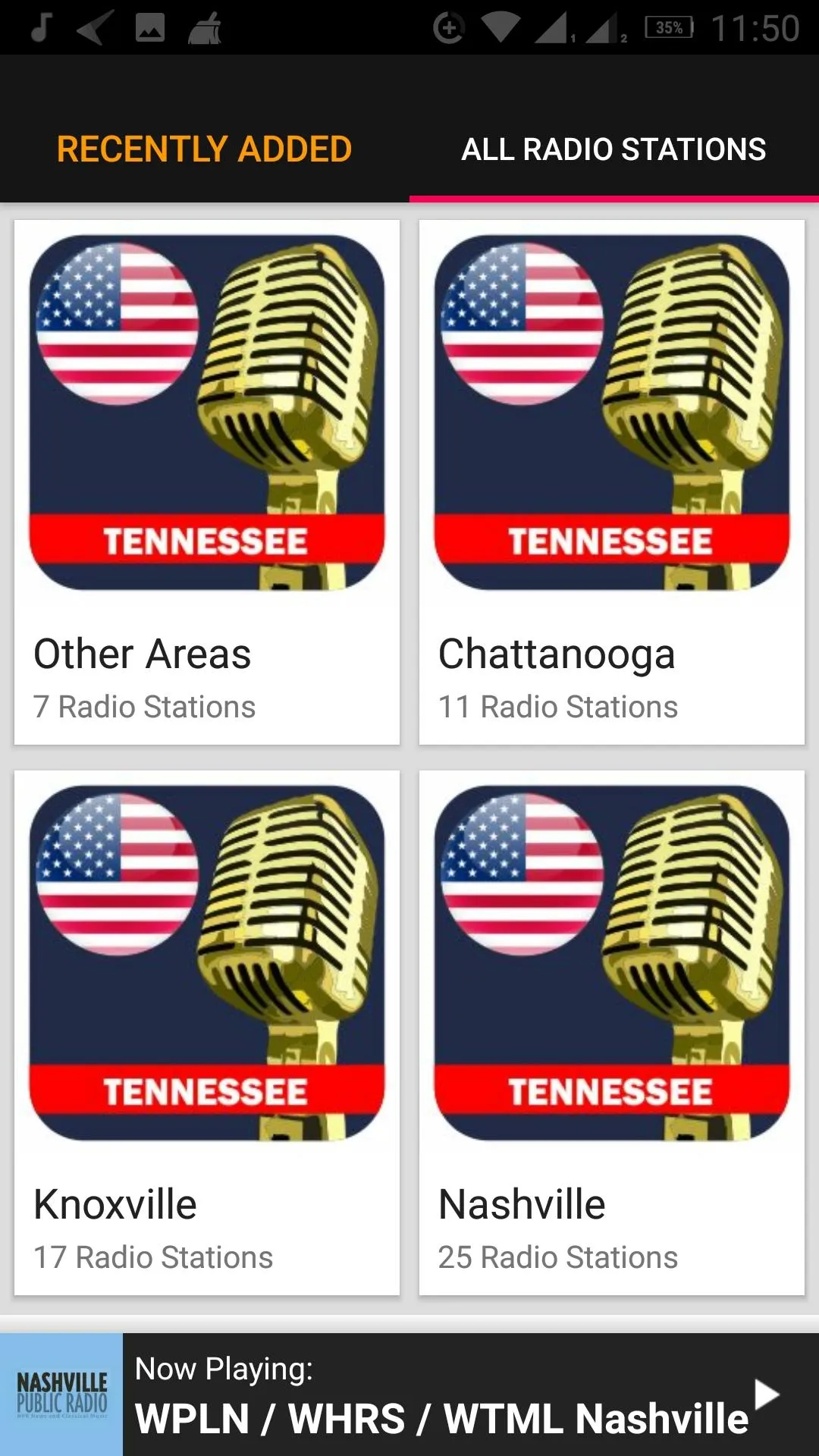 Tennessee Radio Stations - USA | Indus Appstore | Screenshot