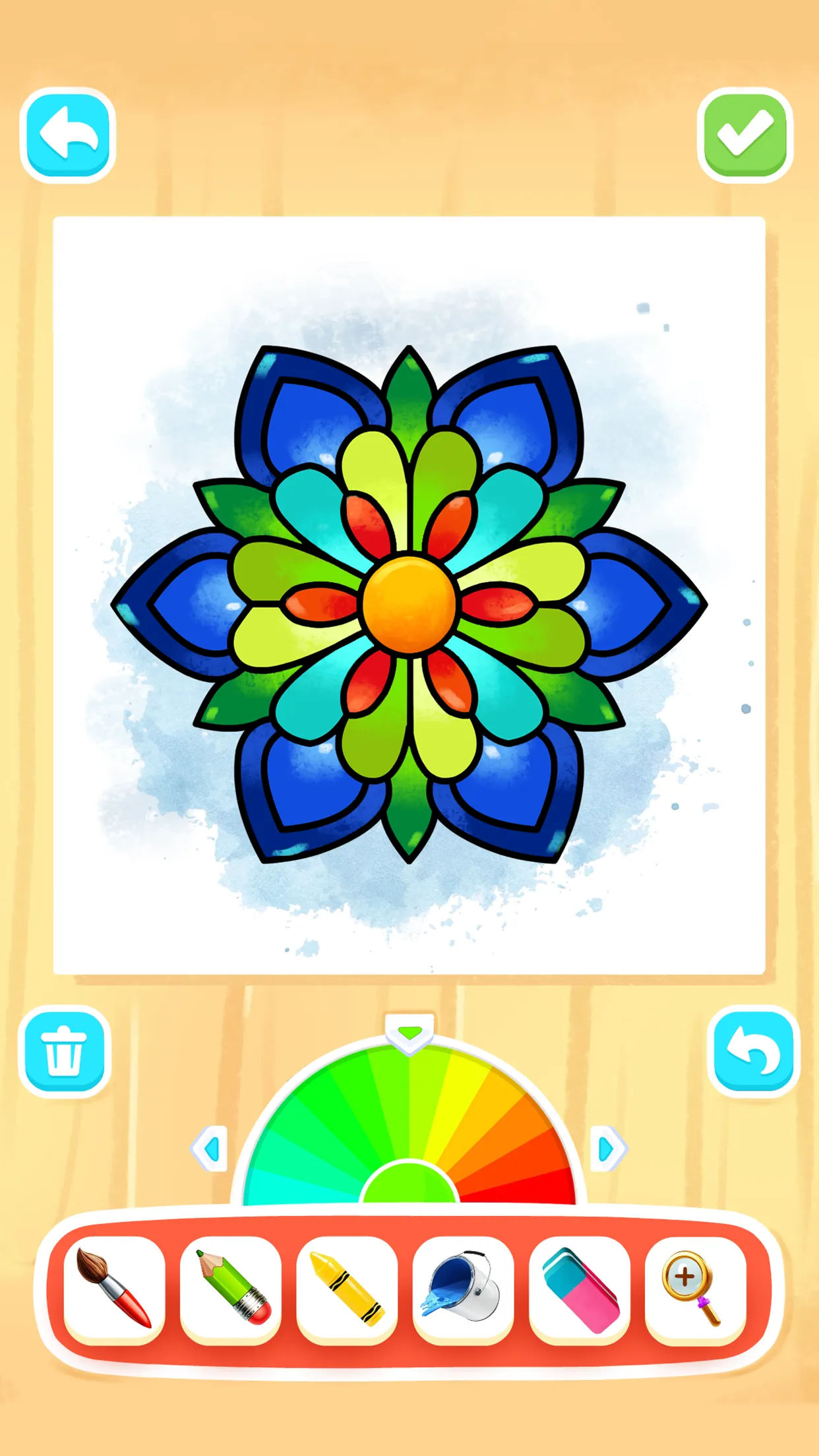 Coloring Mandala Games | Indus Appstore | Screenshot