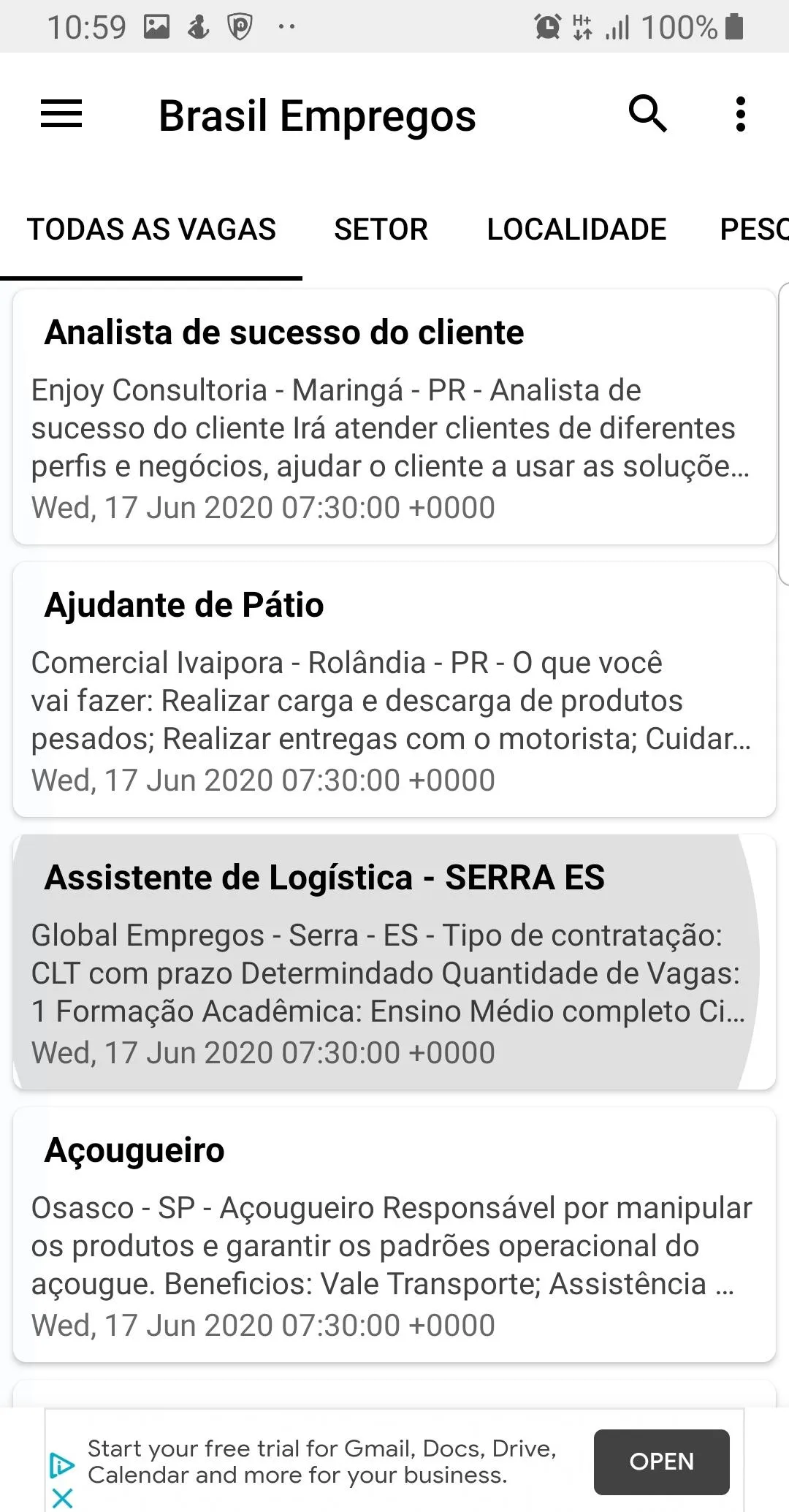 Brasil Empregos | Indus Appstore | Screenshot