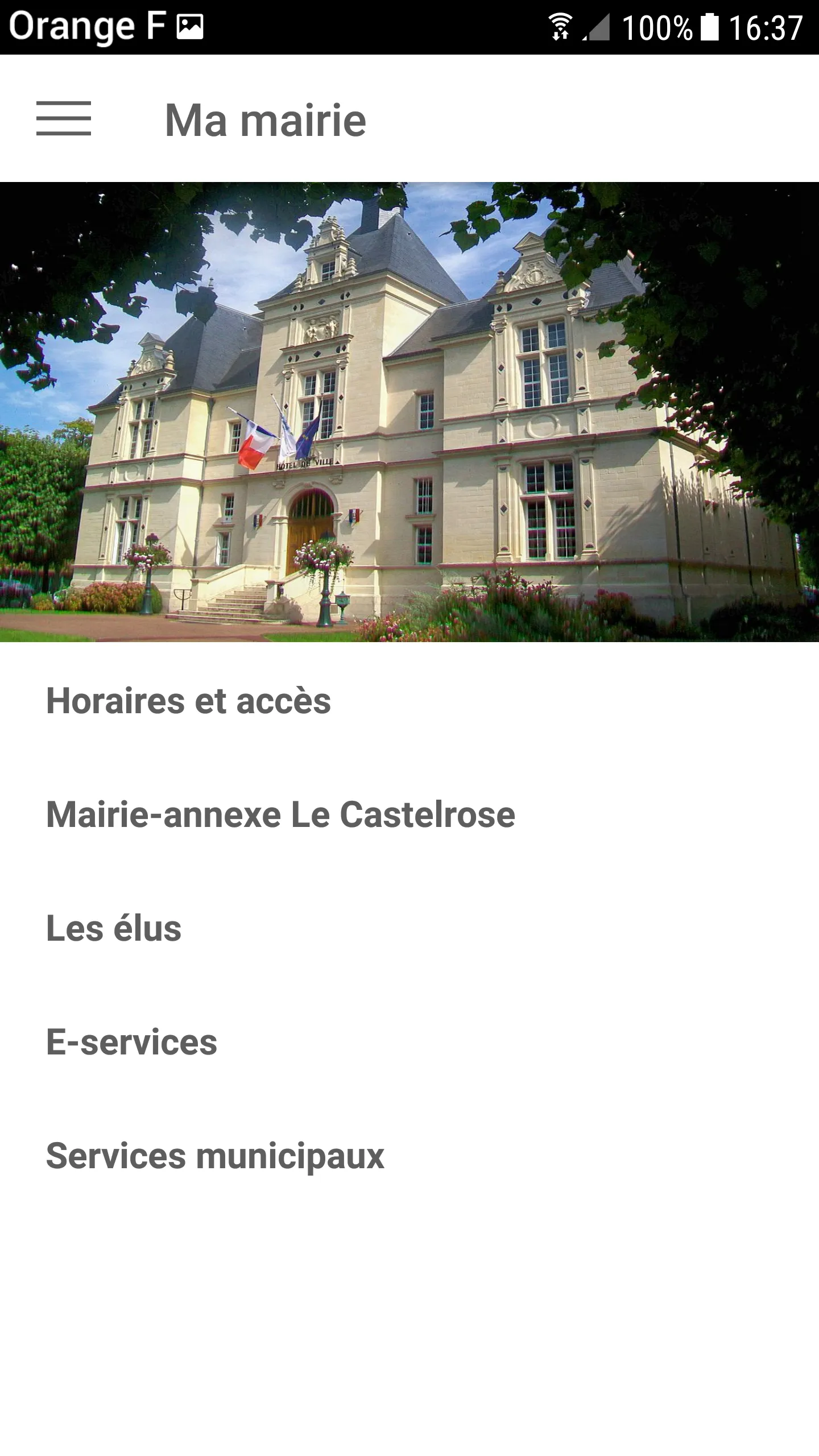 Ville de L'Isle-Adam | Indus Appstore | Screenshot