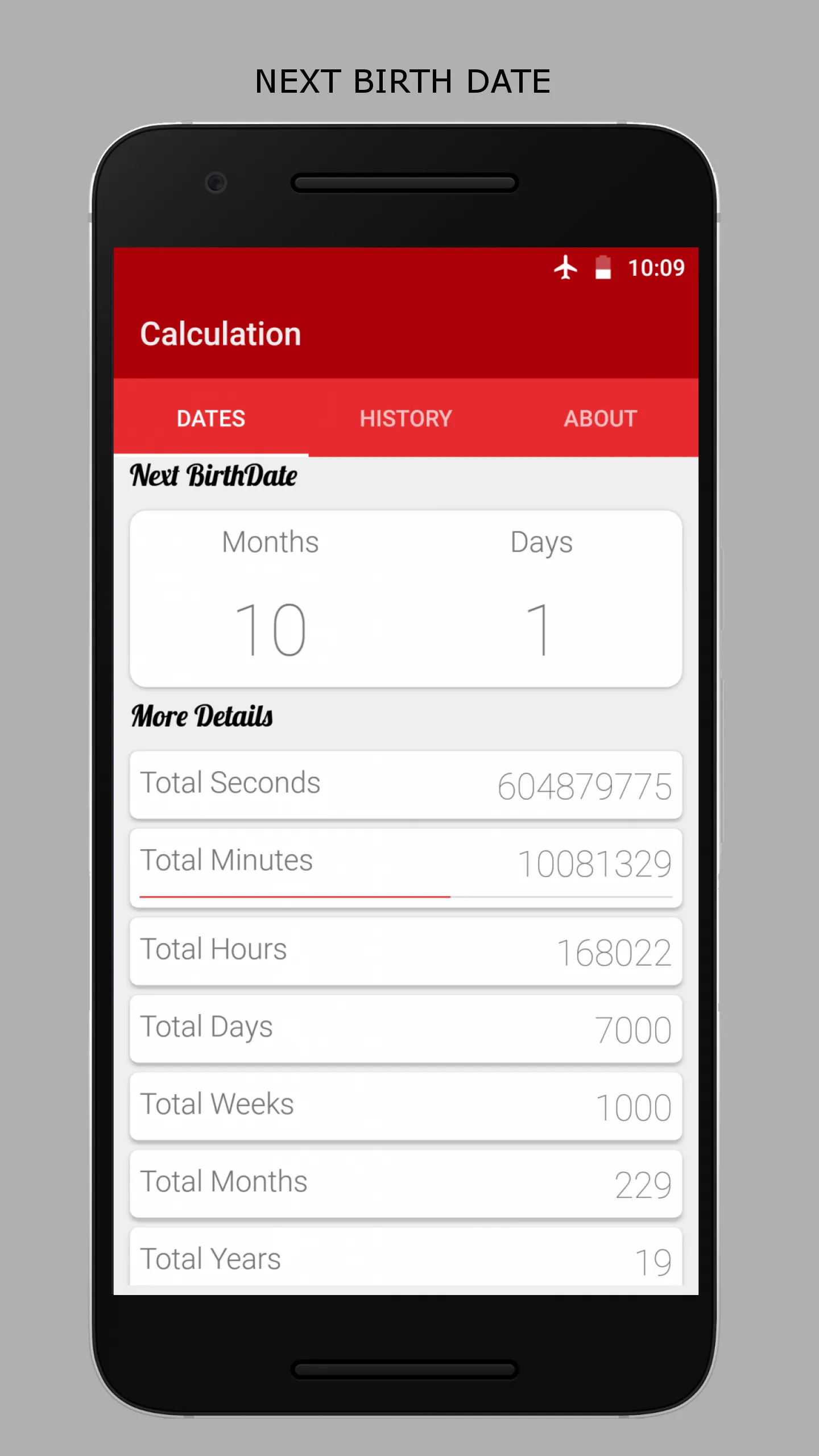 Age Calculator | Date of Birth | Indus Appstore | Screenshot