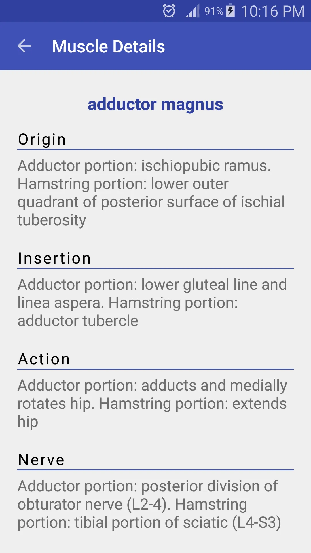 Anatomy Muscles | Indus Appstore | Screenshot