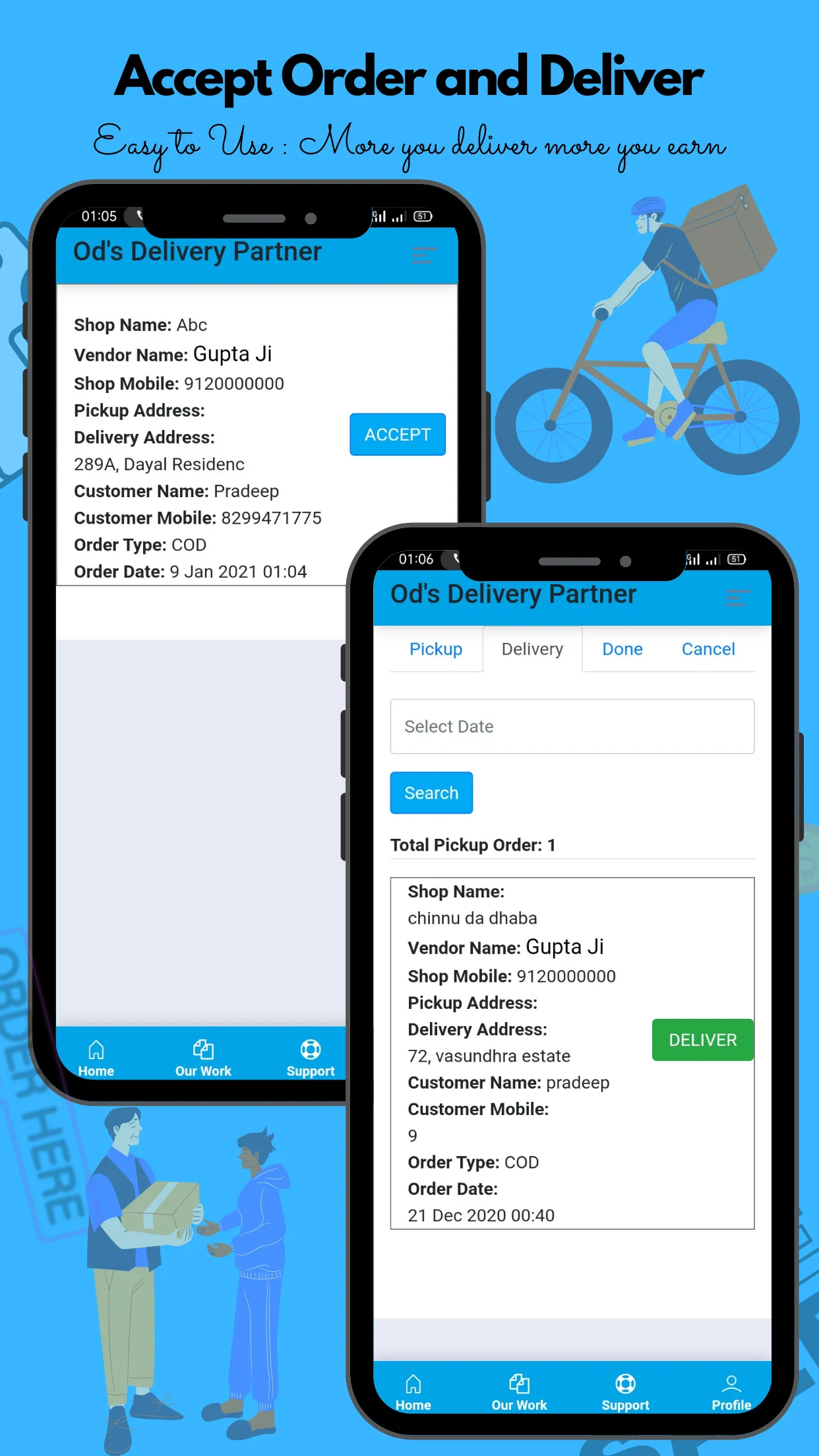 Online Dekho: Delivery Partner | Indus Appstore | Screenshot