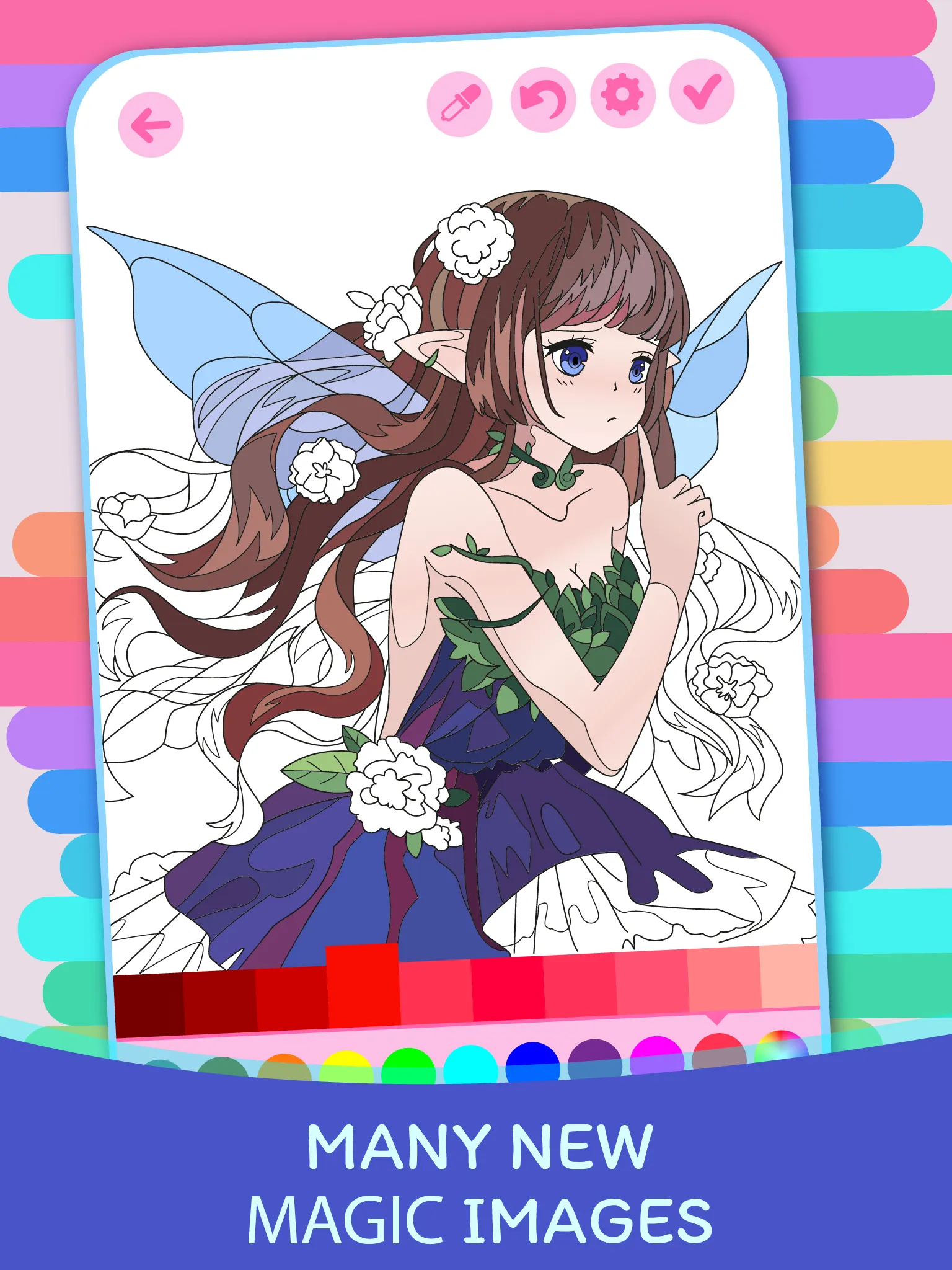 Anime Fantasy Coloring Book | Indus Appstore | Screenshot