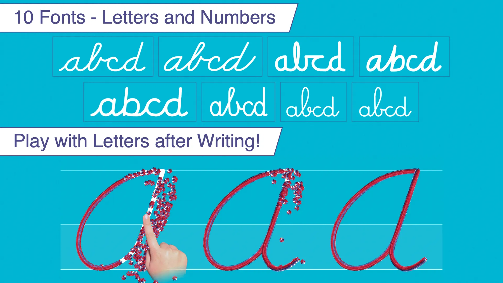 Cursive Letters Writing Wizard | Indus Appstore | Screenshot