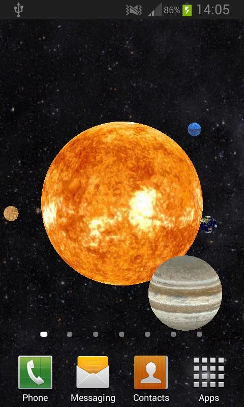 Solar System 3D Live Wallpaper | Indus Appstore | Screenshot