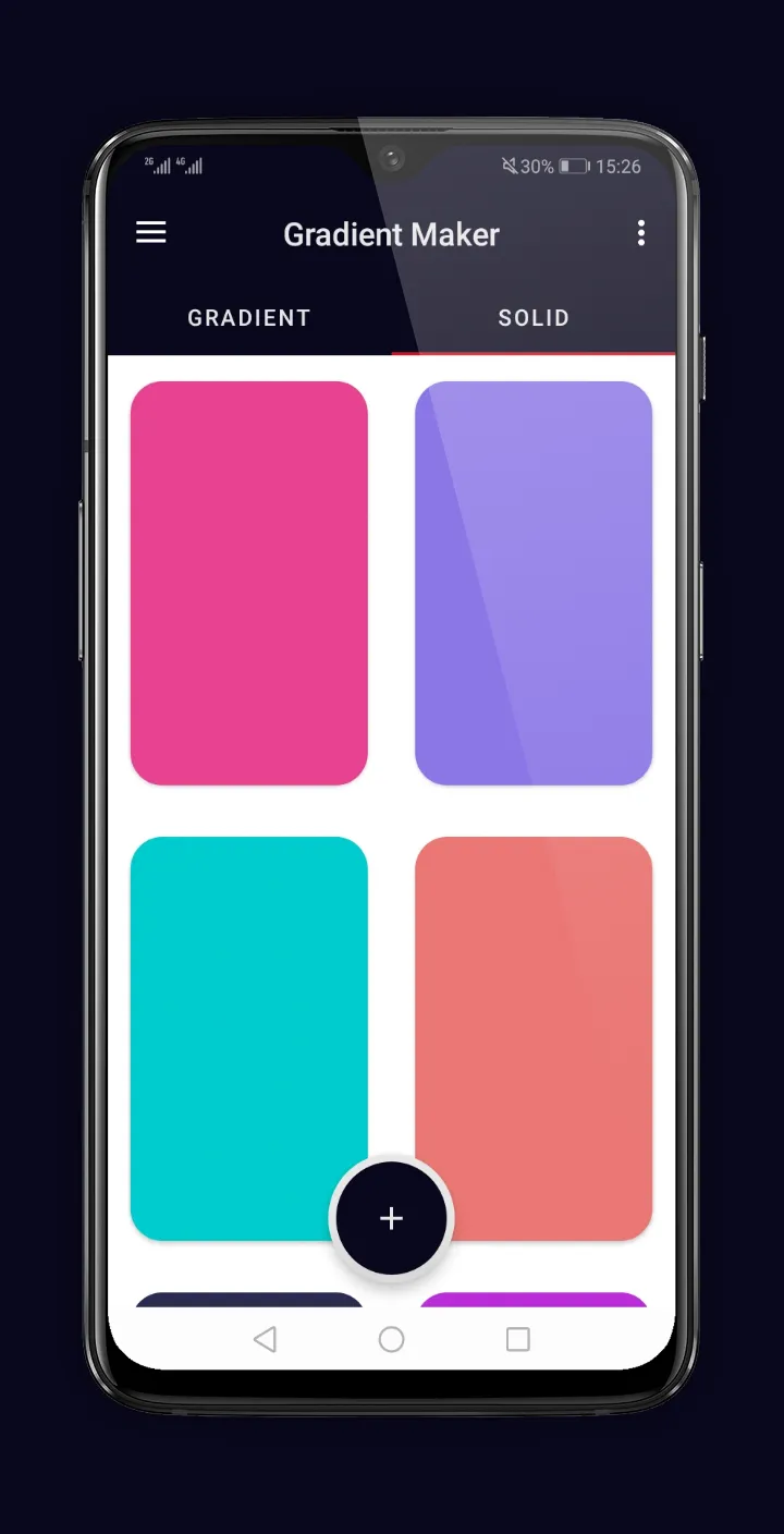 Gradient Wallpaper Maker | Indus Appstore | Screenshot